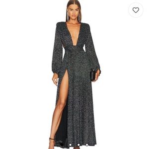 Michael Costello x Revolve Yulia sparkly gown